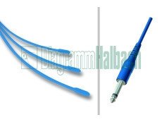 zu YSI, 6,3 mm gerader Stecker