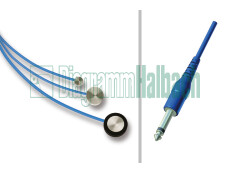 zu YSI, 6,3 mm gerader Stecker