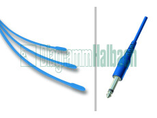 zu YSI, 6,3 mm gerader Stecker